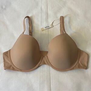 SKIMS FITS EVERYBODY T-SHIRT BRA NWT SIZE 34C CLAY